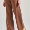 Pantaloni peluche marrone