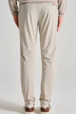 Pantaloni surflex chino cotone bianco