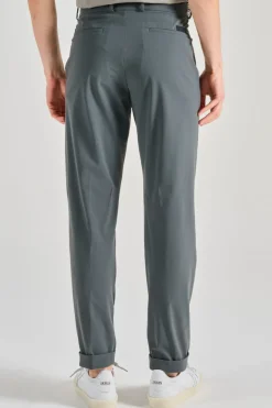 Pantaloni surflex chino tessuto grigio