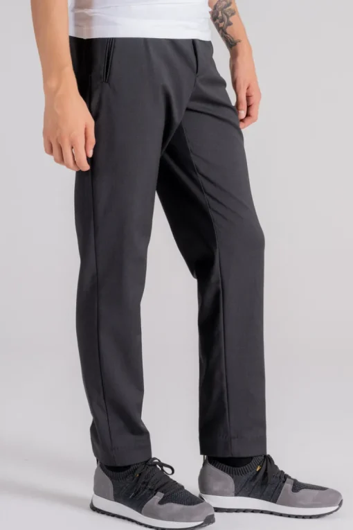 Pantaloni terzilio chino jo in lana vergine elastam grigio