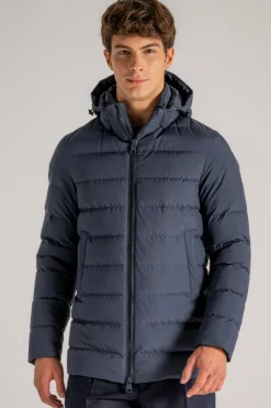 Piumino blu uomo
