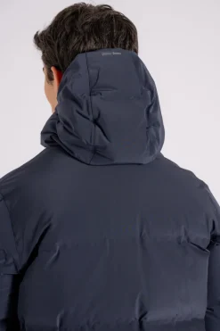 Piumino parka new impact blu