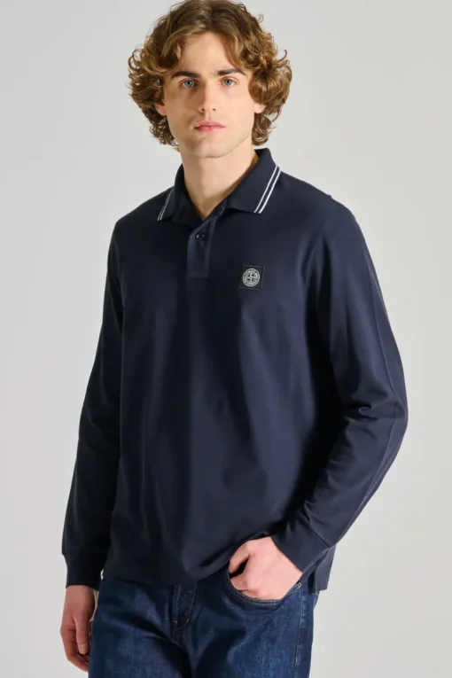 Polo blu