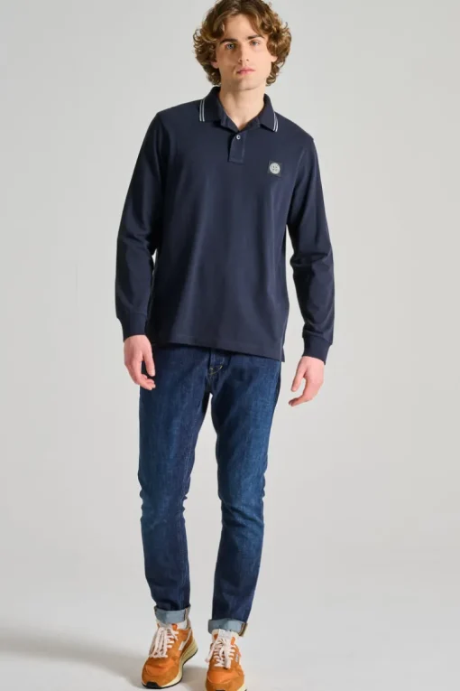 Polo blu