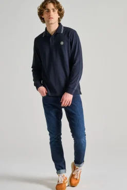 Polo blu