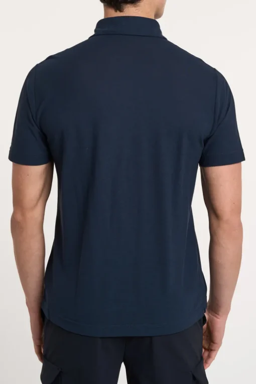 Polo blu 100% co
