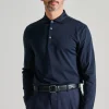 Polo blu 100% cotone