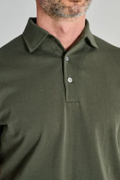 Polo manica corta cotone verde