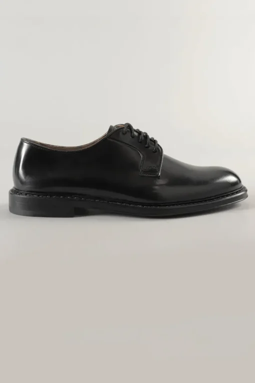 Scarpa derby horse nero uomo