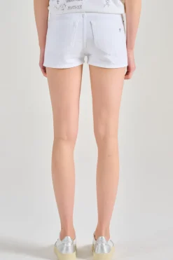 Shorts evie cotone bianco