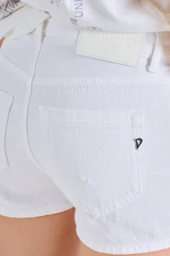 Shorts evie cotone bianco