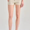 Shorts evie tessuto beige