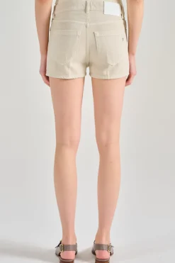 Shorts evie tessuto beige