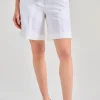 Shorts resca cotone bianco