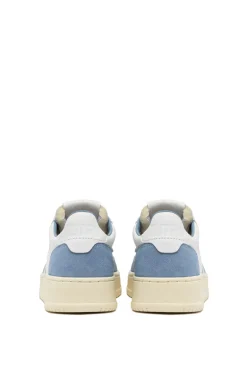 Sneakers medalist low goat suede azzurro
