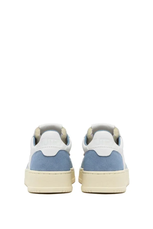 Sneakers medalist low goat suede azzurro