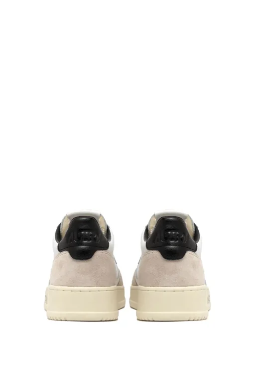 Sneakers medalist low man match suede bianco uomo