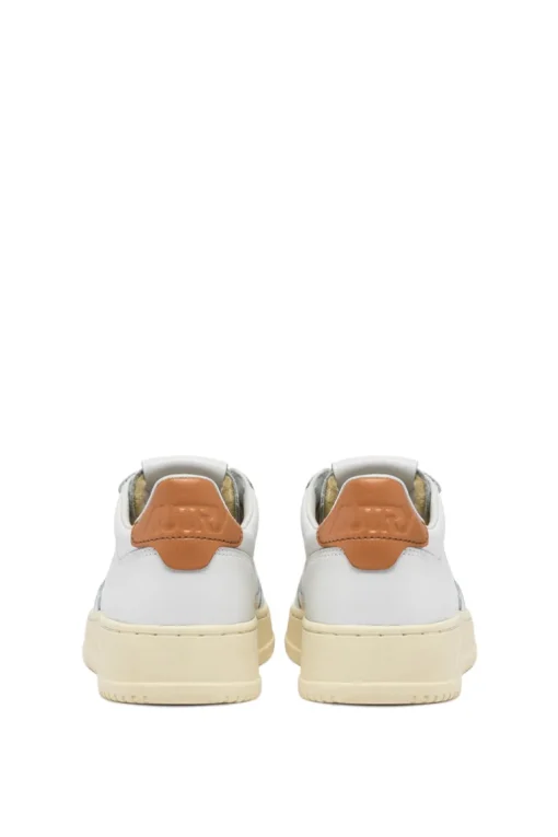 Sneakers medalist low pelle bianco