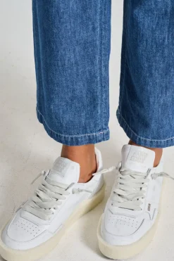 Sneakers pelle bianca