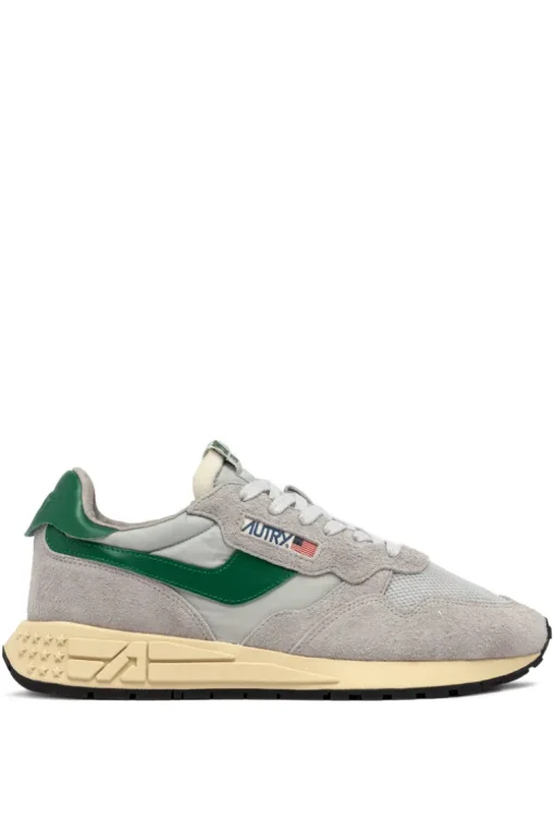 Sneakers reelwind low pelle/tessuto grigio