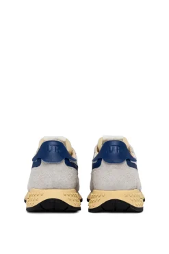 Sneakers reelwind low pelle/tessuto grigio