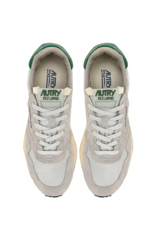 Sneakers reelwind low pelle/tessuto grigio