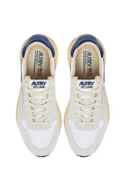 Sneakers reelwind low pelle/tessuto grigio