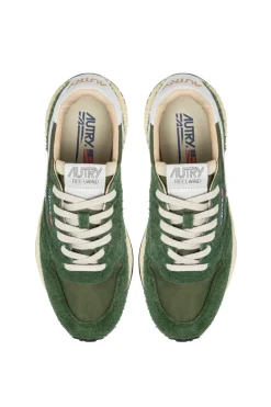 Sneakers reelwind low pelle verde