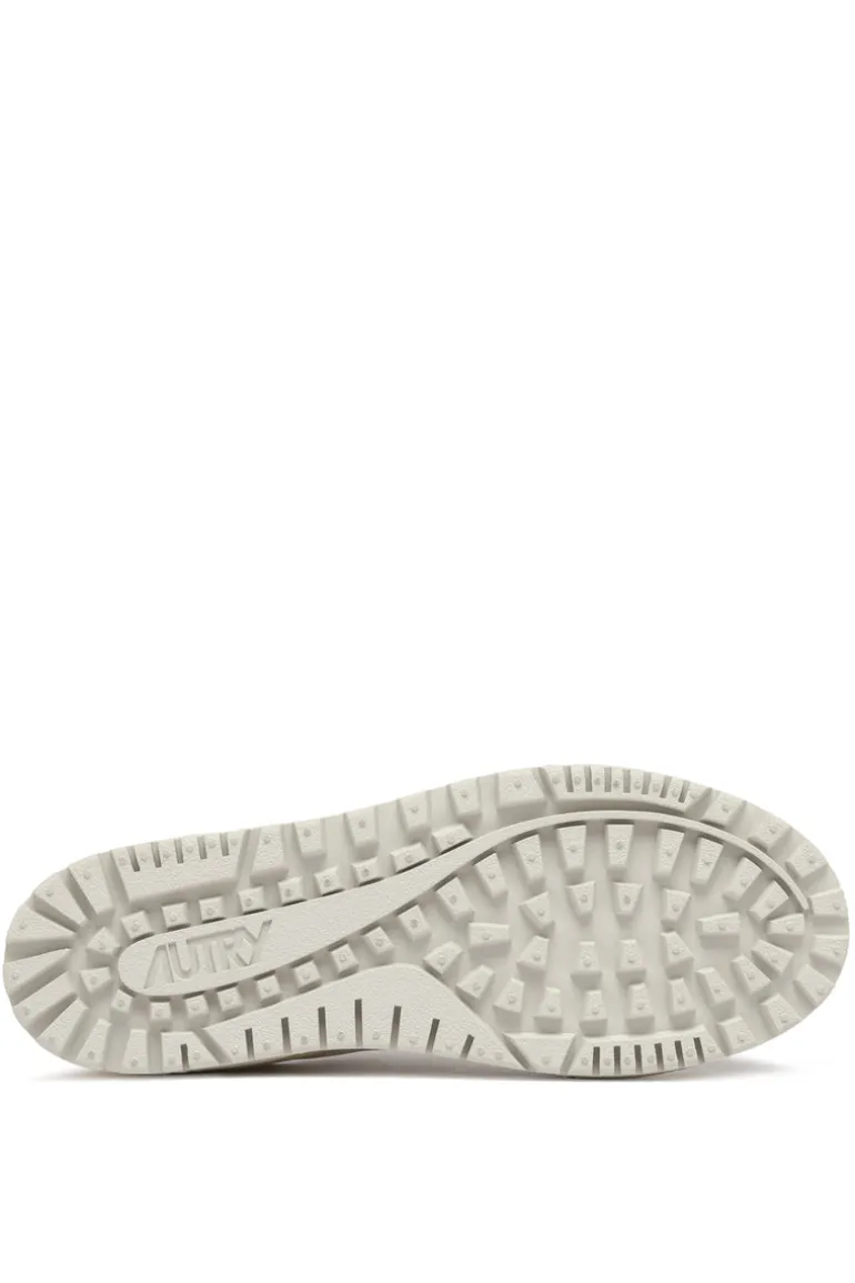 Sneakers super vintage low pelle grigio