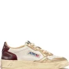 Sneakers super vintage pelle oro