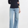 T-shirt 34 blu in cotone/elastane