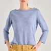 T-shirt 100% cotone azzurro