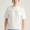 T-shirt bianco baumwolle