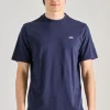 T-shirt main cotone blu