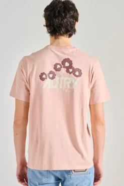 T-shirt main cotone rosa