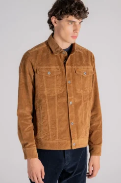 Wax jacket ogston in cotone/elastam