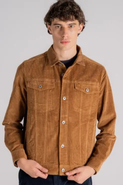 Wax jacket ogston in cotone/elastam