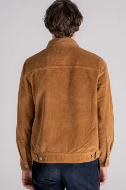 Wax jacket ogston in cotone/elastam